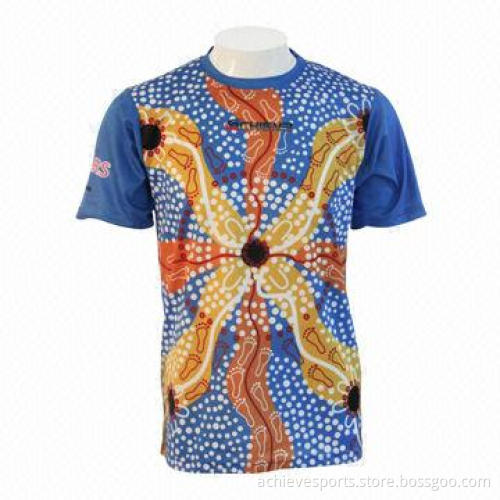 T-shirt for sweat absorbent comfortable material with full sublimation print